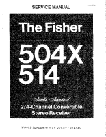 Fisher 514 - Service Manual 